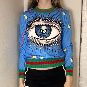 Unique eye sweater